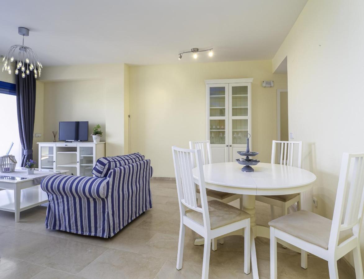 2307-Amazing 2Bedrooms Sea View Pool View Manilva Bagian luar foto