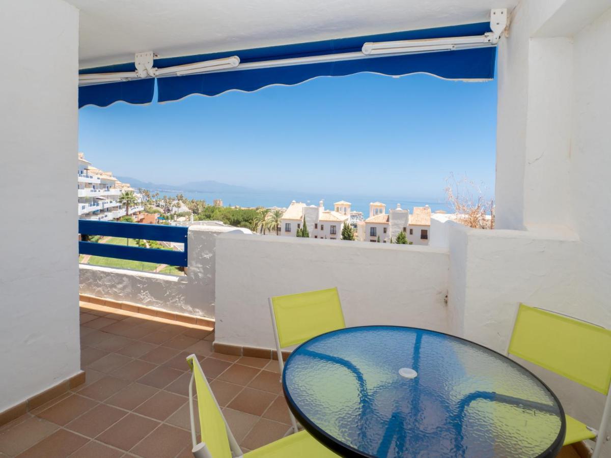 2307-Amazing 2Bedrooms Sea View Pool View Manilva Bagian luar foto