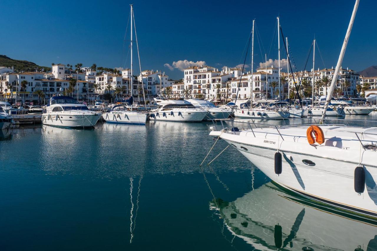 2307-Amazing 2Bedrooms Sea View Pool View Manilva Bagian luar foto